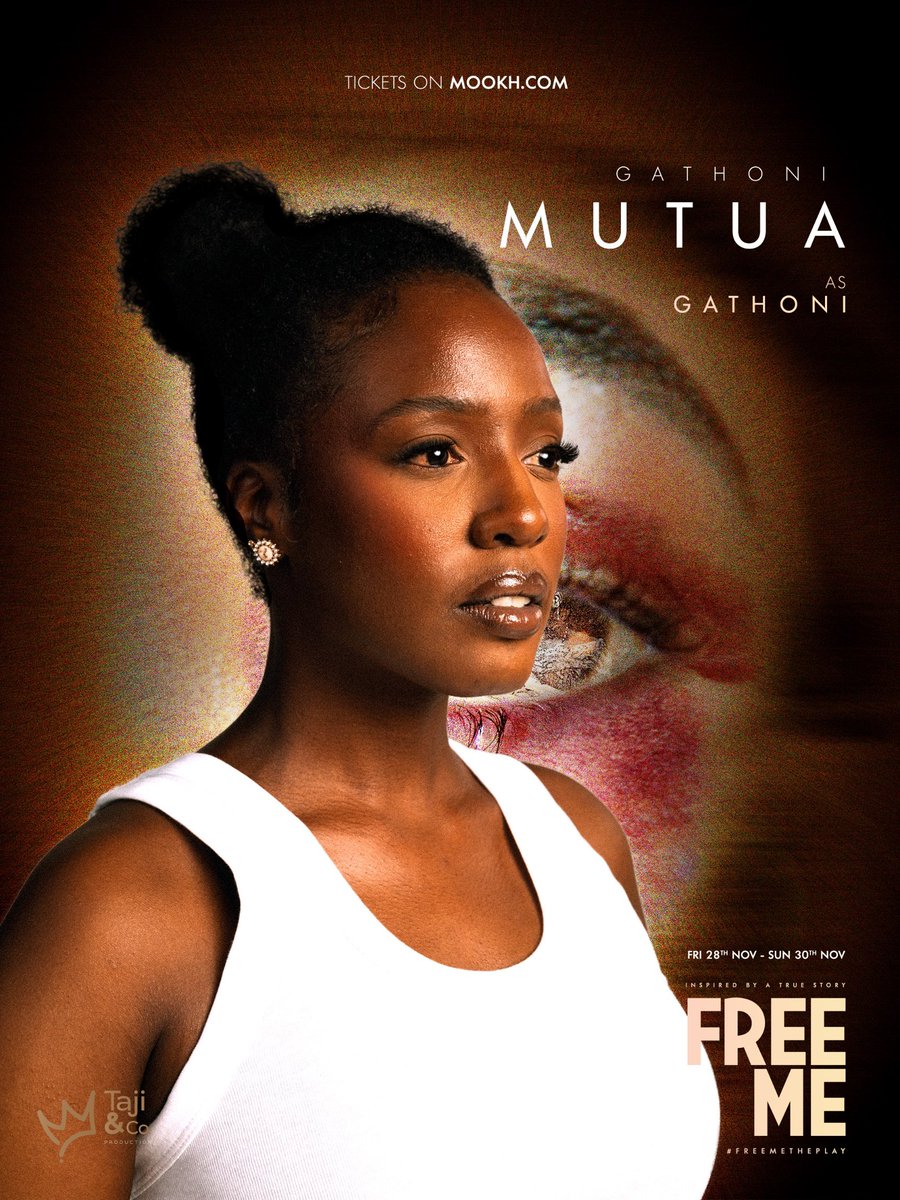 Last but not least...drum rolls for Gathoni Mutua!!!

First of all, poetic justice on the name...

Gathoni plays grown me on #FreeMe and I couldn't think of anyone else who would breathe life to this role, better than her. You just have to see this show. mookh.com/event/free-me