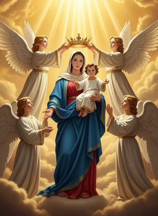 CatholicQuote12's tweet photo. Queen of Angels,intercede for us. https://t.co/jpTe1J54Qz