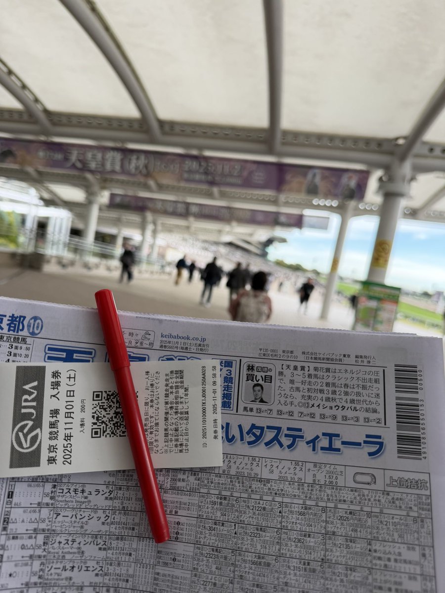 うん、東京競馬場で
一番大負けした人間

#競馬
#東京競馬場