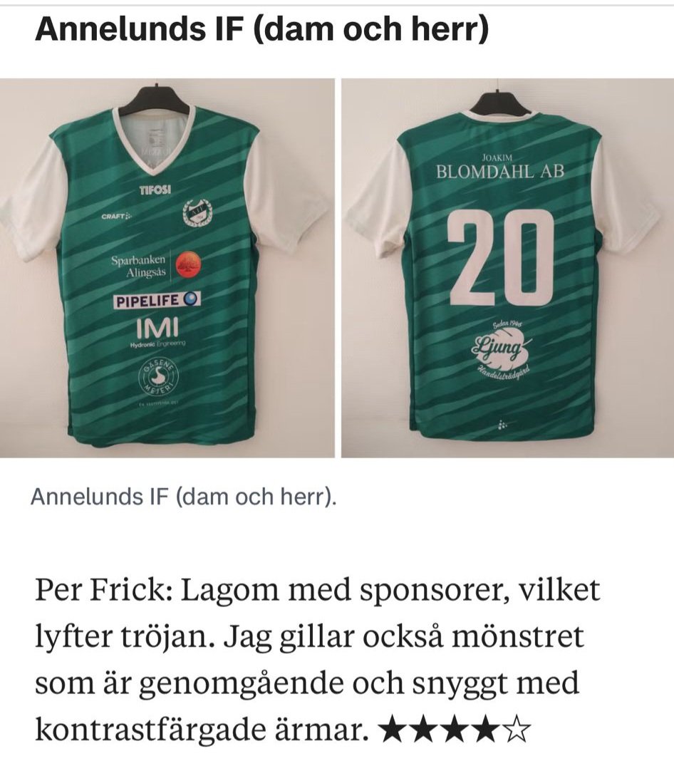 Elfsborgs nummer 17 - en man med stil och smak. 💚