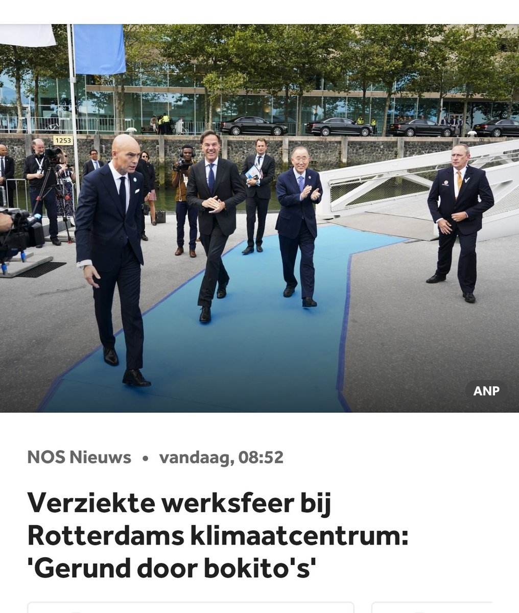 Verziekte werksfeer bij Rotterdams klimaatcentrum: 'Gerund door bokito's'

nos.nl/l/2588742