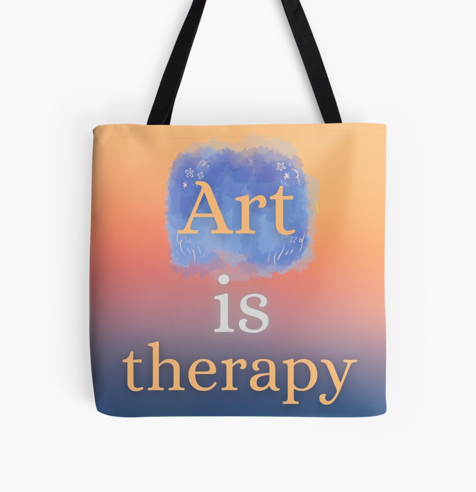 ClickateeStore's tweet image. A gorgeous tote for anyone who uses art as therapy 
redbubble.com/i/tote-bag/Art…
#art #therapy #relax #ToteBags #redbubble #earlybiz #UKGiftHour