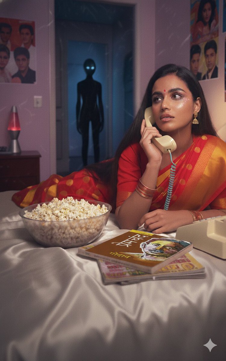 praweenofficial's tweet photo. Let Explore @GeminiApp Nano Banana feature
✨ Daydreaming in the Y2K era with a touch of Indian elegance and a hint of mystery! What do you think of this vibe?
#Y2K #IndianFashion #Art #DigitalCreation
@GoogleIndia   @Google @GeminiApp https://t.co/8yPLQwrSjK
