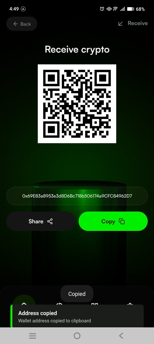 Jeshamei2's tweet photo. @LFWallet @zikcoincash 0x69E83a8953e3d8D6Bc718b506174a9CFC84962D7 https://t.co/imexULLlhX