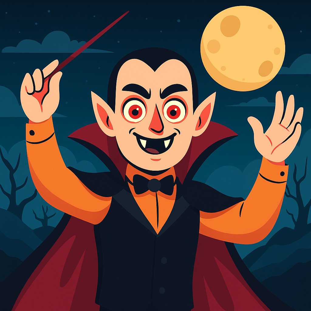 Tonight’s the night! Come and see what fate has befallen our conductor and his magic baton… will we catch the culprit in time? Join us this afternoon at 5pm to find out!

The programme is packed full of spooky thrillers, see you there or beware! 

Tickets available on the door