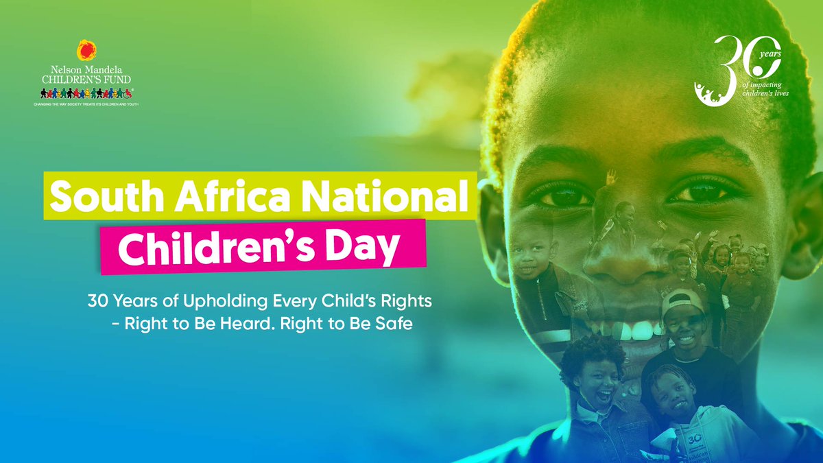 Today we celebrate our nation's children👨‍👨‍👧‍👦 We believe young people are not just beneficiaries of change, they're meant to be driving it. We’re committed to creating spaces where children are included, listened to &amp; empowered to speak up. Support our work: nelsonmandelachildrensfund.com/donate-now/