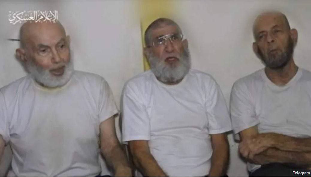 Hamas shot them in the head!

Chaim Peri (79), Yoram Metzger (80), Amiram Cooper (85) 

Never forget!