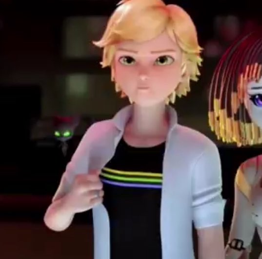 Finncesaire's tweet photo. Marinette in Japan while Adrien was in America… no wonder the louvre was robbed they were busy elsewhere  😭  #MLBSpecialSpoilers https://t.co/yhd6eO5uKg