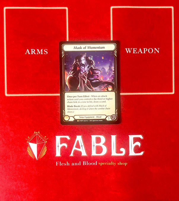 Fab】Mask of Momentum 機運の仮面 RF WTR-UL079 Fab】Mask of