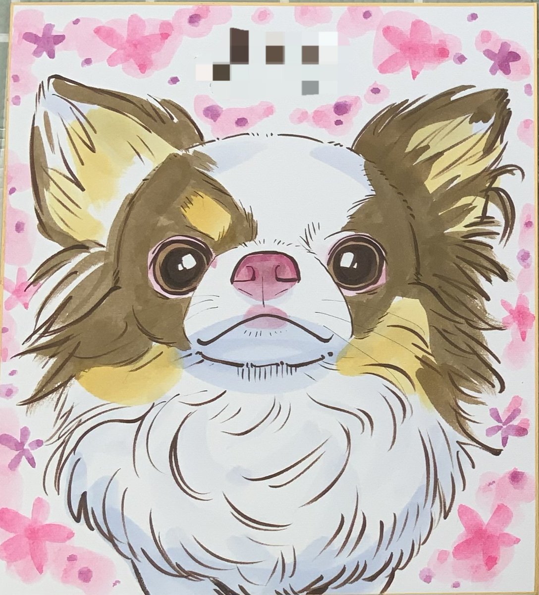 某所イベントでお描きしましたお客様の似顔絵になります！ 今回は