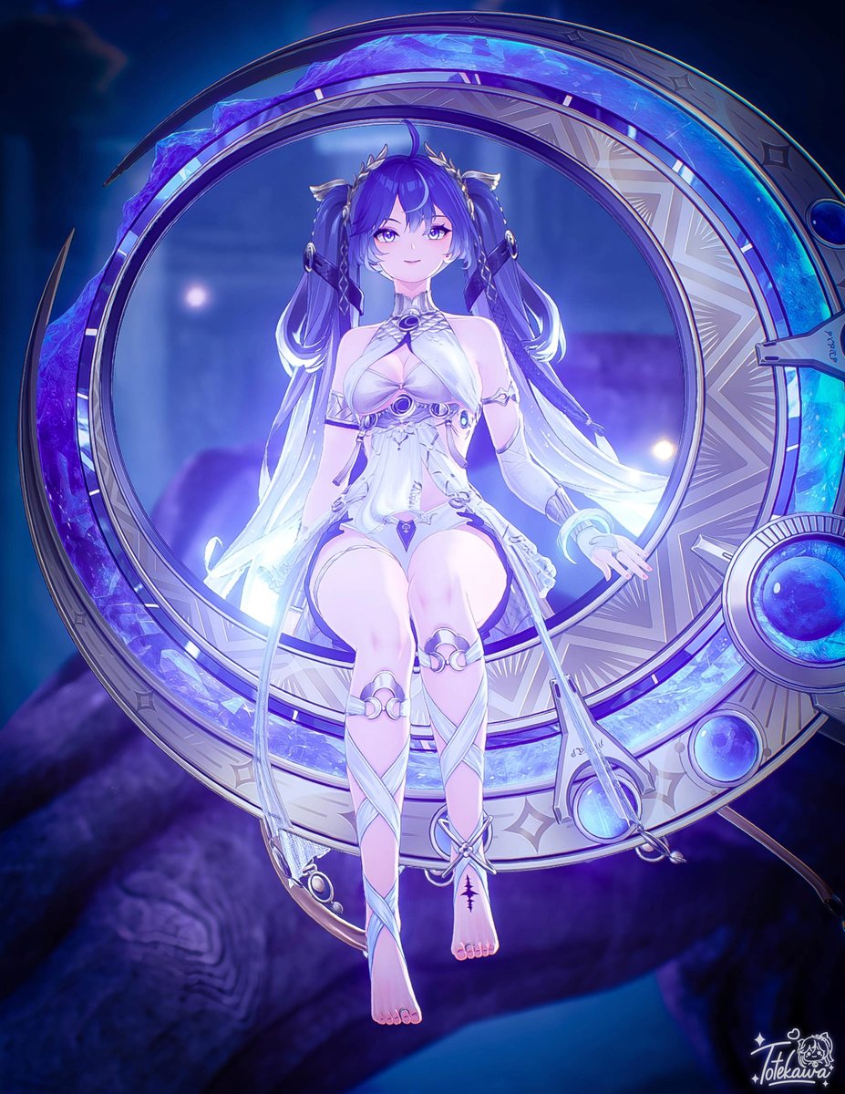 蒼き夢、揺蕩う夜
#鳴潮 #鳴潮写真部
#WutheringWaves 
Iuno / 尤诺 / ユーノ