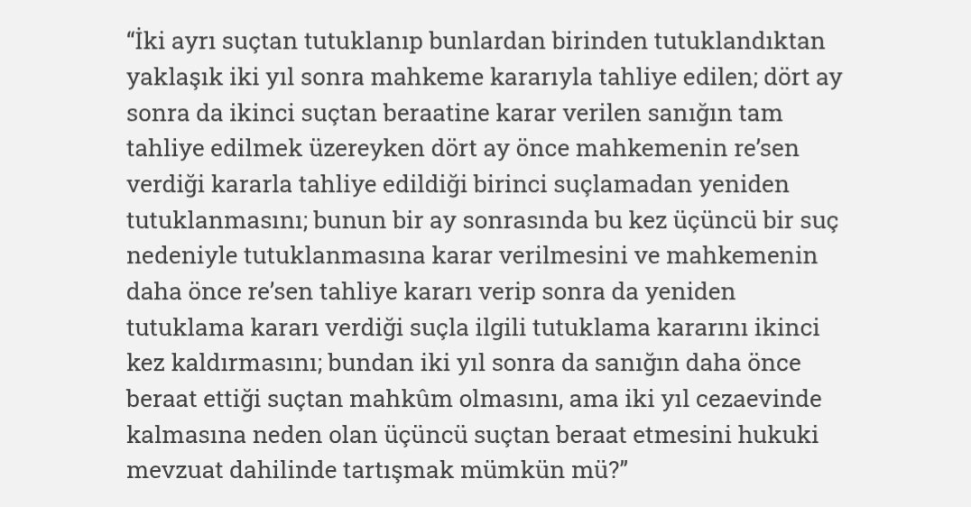 #OsmanKavala 8 yıldır tutuklu.
Alıntı, Asena Günal ile Ayşe Buğra'nın derledikleri, 1 Kasım 2017’den bugüne yaşananları farklı boyutlarıyla ortaya seren "Bir Dava Hikâyesi" hakkında K24'te yayımlanan yazımdan.
"Bugünleri anlamak için de.." k24kitap.org/bugunleri-anla… <a href="/kitapkritik24/">K24</a>