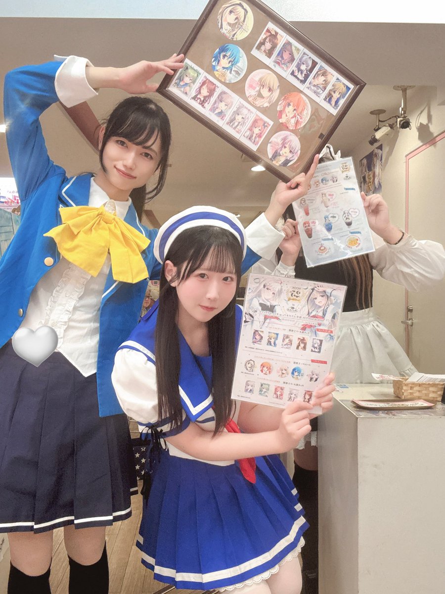 -  ̗̀ カフェメイリッシュ22時まで𝙊𝙋𝙀𝙉 .ᐟ.ᐟ  ̖́-

只今、 #HOOKSOFT 25周年を記念したコラボカフェ開催中.ᐟ.ᐟ

おすすめメニューは…

🍸コラボドリンク5種

🍽コラボフード

🥞コラボデザート

南みさ、小奈美こねぎ、研修生見習いE

でお待ちしております.ᐟ

#秋葉原
#メイド喫茶