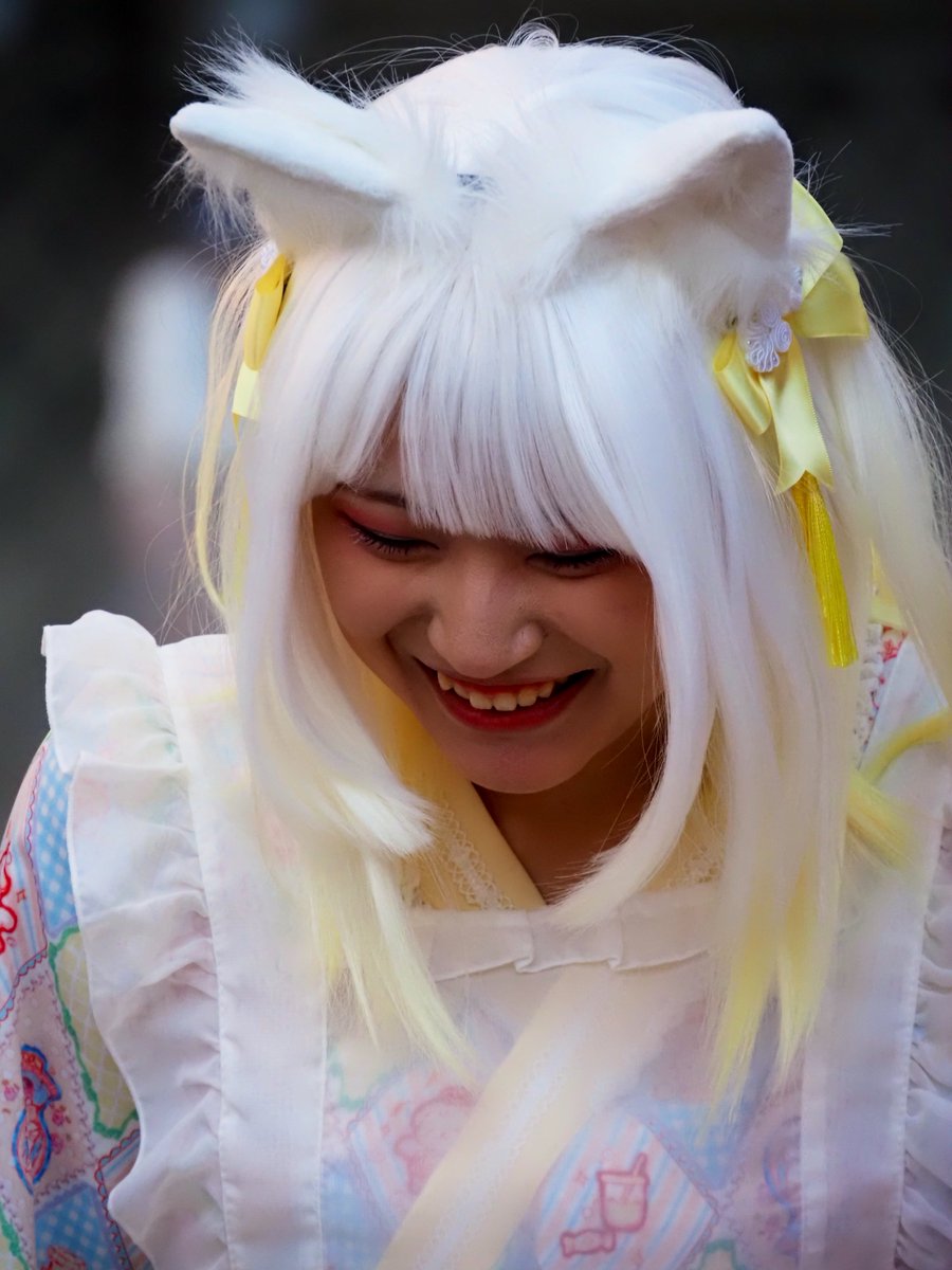 nyankotousan's tweet image. #怪々yokai祭2025
 @emu_0394 きなこちゃん
八重歯がかわいい😍