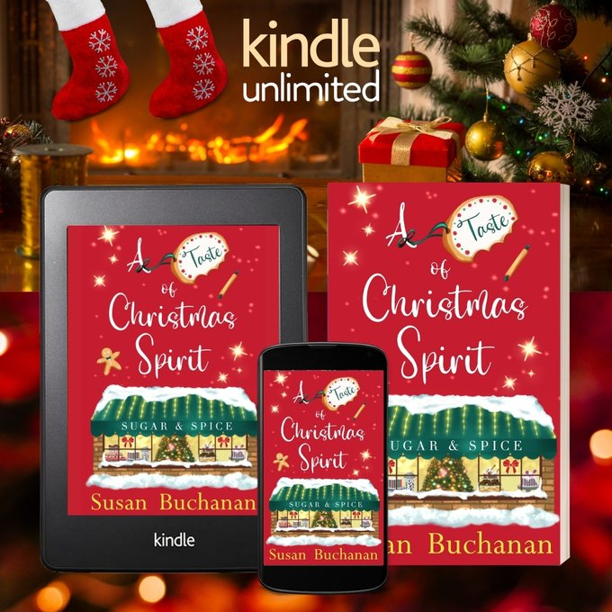 ⭐🍰A TASTE OF CHRISTMAS SPIRIT ⭐🍰
🎄'The perfect way to get into the Christmas spirit. I wholeheartedly recommend grabbing a steaming mug of hot chocolate and diving into this lovely read.'🎄

#romance #feelgood #festive #KindleUnlimited books2read.com/u/4997jw