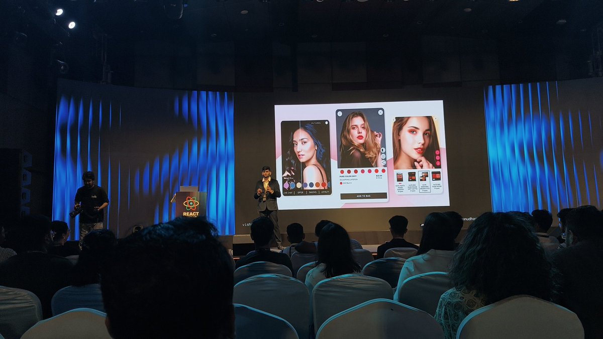 Finally attending a talk as well 😁<a href="/react_india/">React India 🇮🇳</a>