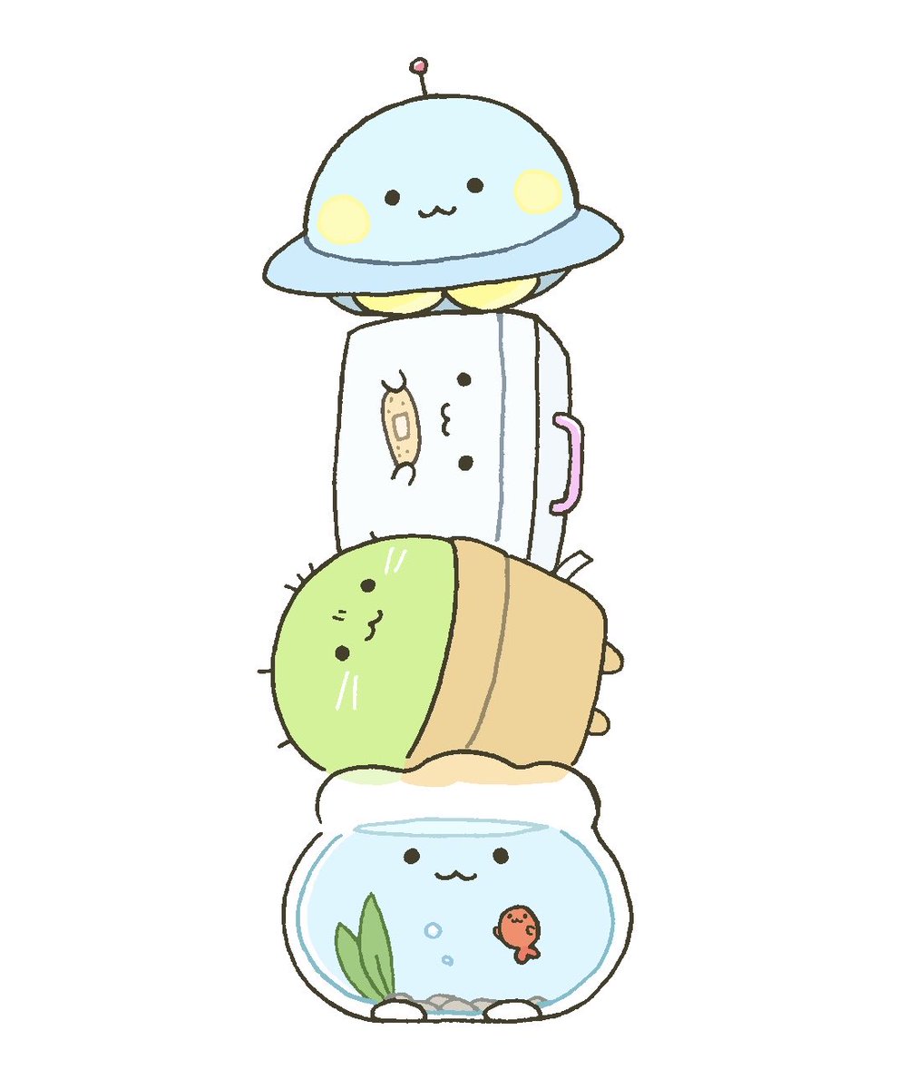 タワーになった金魚鉢ちゃん達