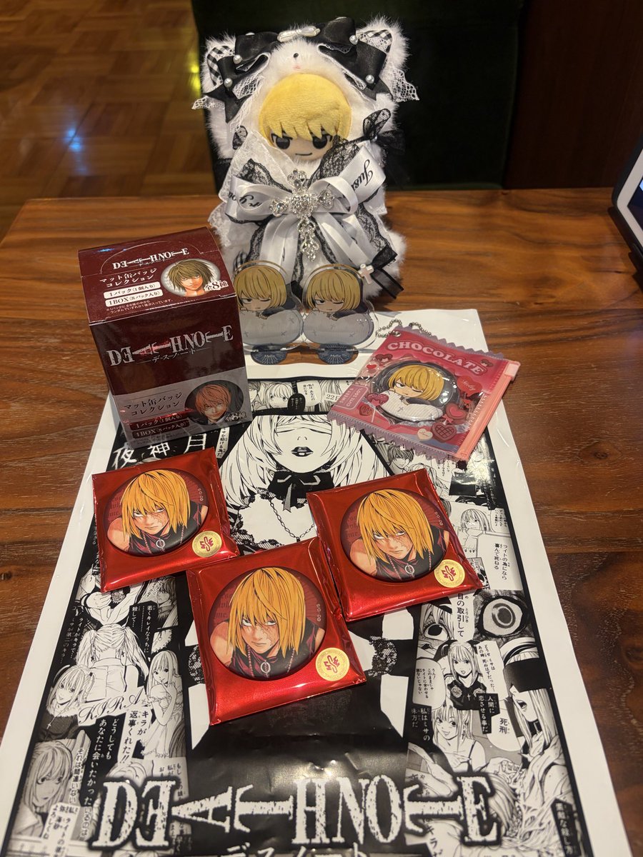 デスノート オンラインくじ くじ引き堂 D賞 缶バッジ メロ 漫画「DEATH