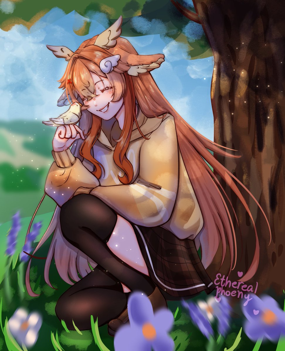 This is an art gift for the wonderful <a href="/iamBirdyOvo/">Birdy Ovo ☀️🐥VTUBER</a> !
Thank you for being such a great support to my community and an amazing friend 🧡