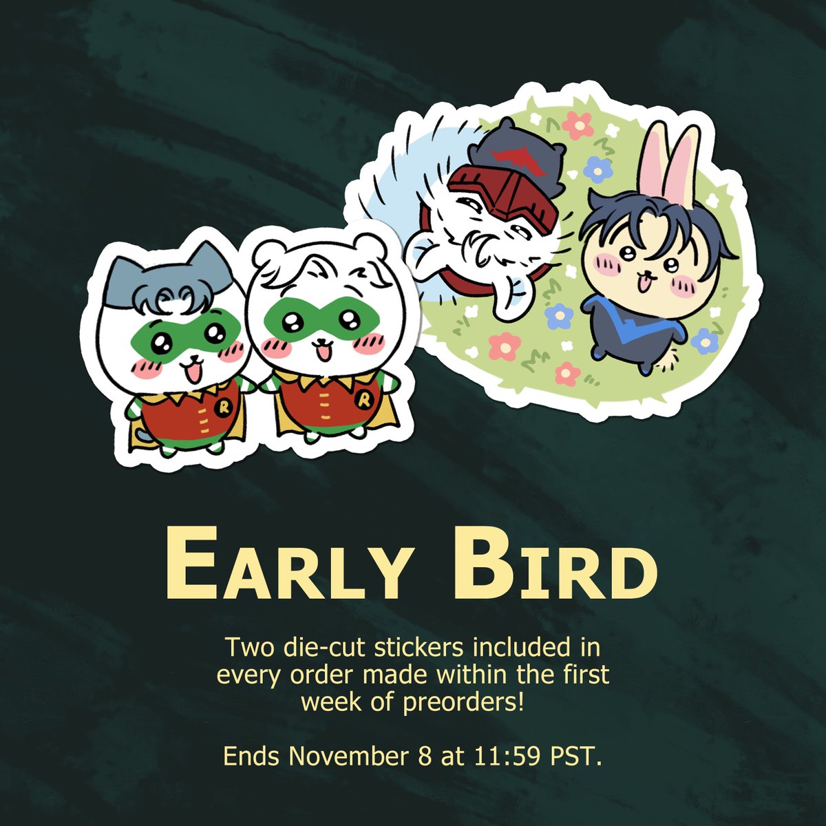 chapter_56's tweet image. 🌟PREORDERS OPEN!🌟

Brothers - a Jason Todd &amp;amp; Dick Grayson fanbook  

-B5 
-78p 
-Perfect bound with an embossed dust jacket 

🗓️Nov 1 - Nov 31
🛒chapter56.store

#dickgrayson #jasontodd