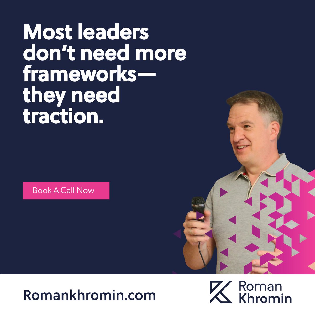 romankhromin's tweet image. Most leaders don’t need more frameworks—they need traction. 🚦 

Independent oversight turns strategy into outcomes the board can measure.

Learn more: romankhromin.com

#StrategyExecution #CxOEnablement #TransformationSupport #ExecutionExcellence #Leadership