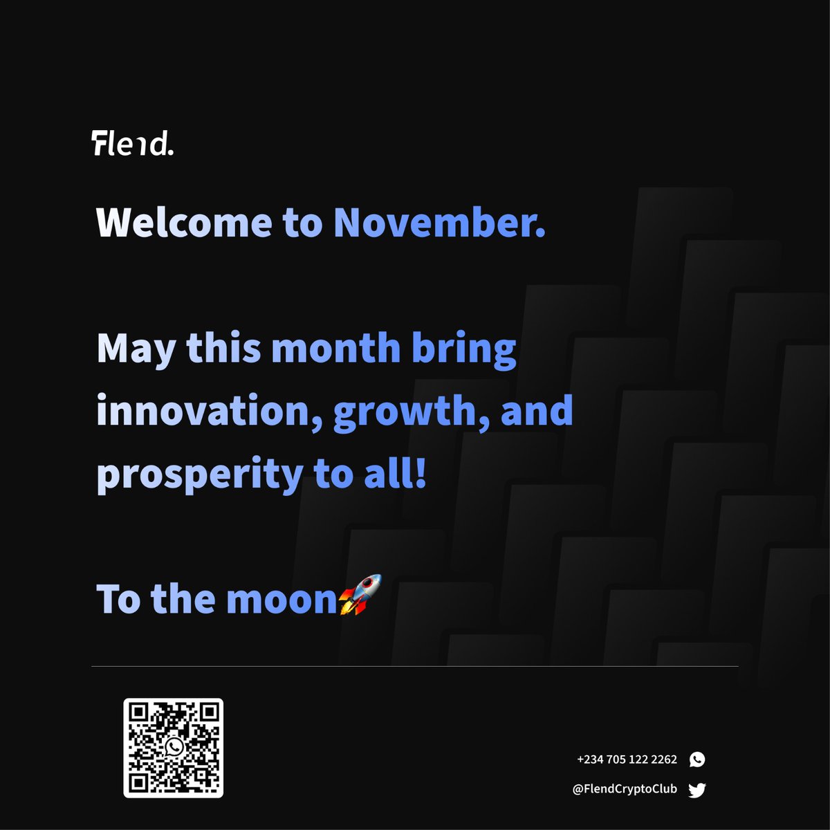 Happy New Month, the year us gradually coming to an end.

May the month favor us all 🤑