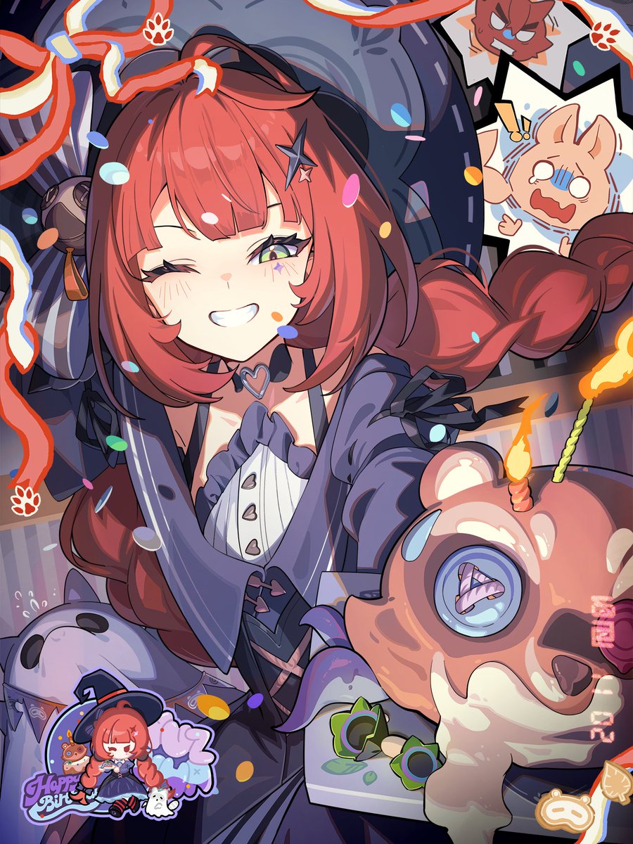 Feliz aniversário, Yuzuha 丨 Abóbora, Mirtilo e Lesma!

"O quarto, que antes era uma bagunça total, agora está perfeitamente organizado e até mesmo alinhado simetricamente..."
"Parece que alguém está à espreita nas sombras, pronta pra preparar uma bela surpresa"
"Se eu te pegar,