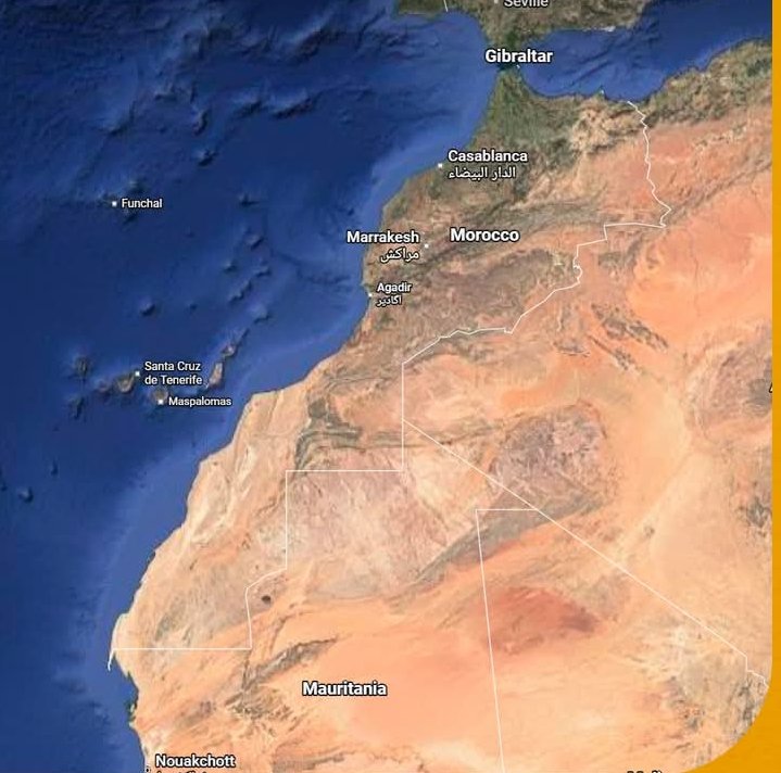 🔴- غوغل تقوم بتحديث خريطة المغرب لتشمل أقاليمه الجنوبية🇲🇦
