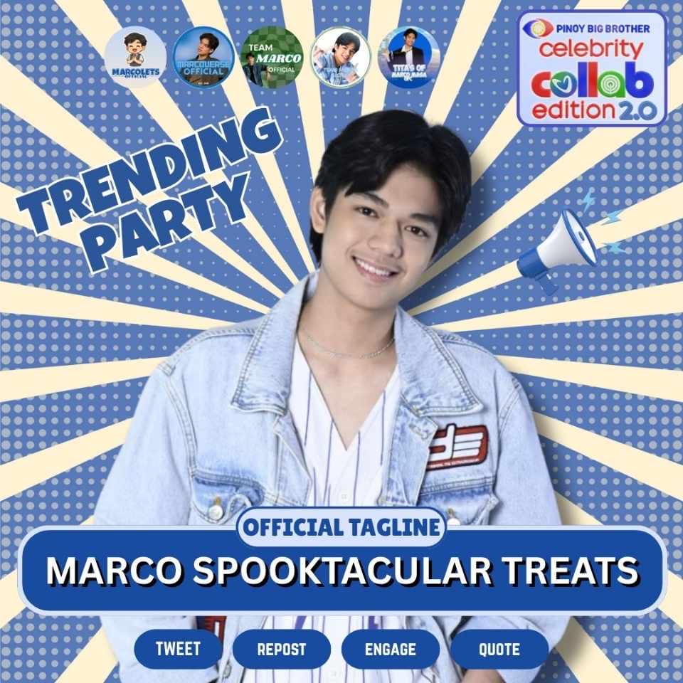 MarcoletsTrends's tweet photo. Twitter Party starts now! 

MARCO SPOOKTACULAR TREATS https://t.co/vgcg8ZEGAy