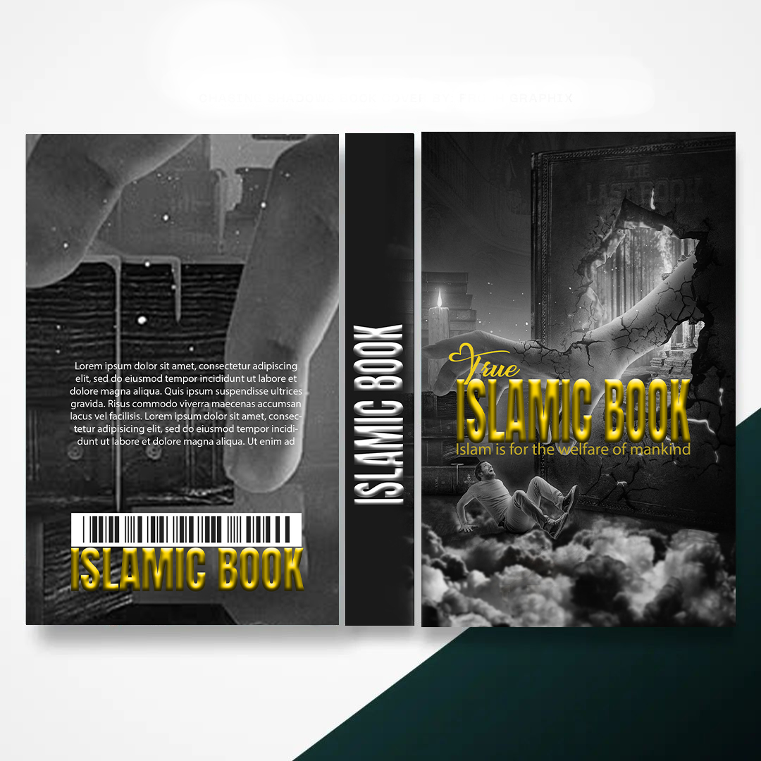 AMnovaart's tweet photo. New Cover Art: A conceptual design for 'True Islamic Book'. Strategy: Using the intensity of light against a dark backdrop to represent knowledge and welfare. A visually potent piece for a profound theme.

#BookCover #Design #GraphicDesigner #Islamic #BookDesign #CoverArt #Portfo https://t.co/x7KztgK84W