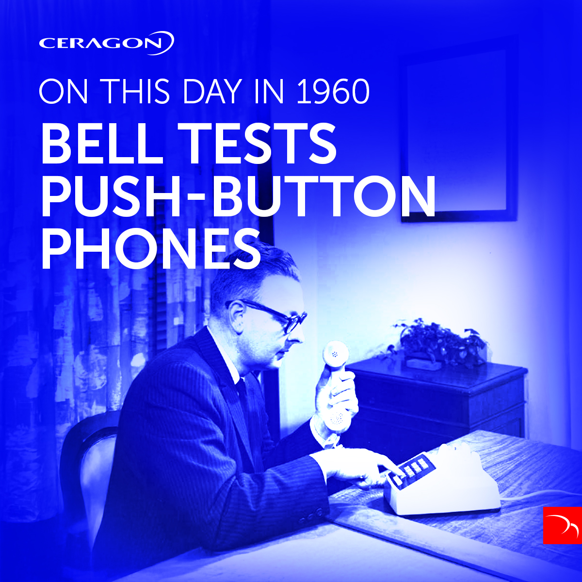 Ceragon's tweet image. 📞 𝗡𝗼𝘃 𝟭, 𝟭𝟵𝟲𝟬: 𝗕𝗲𝗹𝗹 𝘁𝗲𝘀𝘁𝗲𝗱 𝗽𝘂𝘀𝗵-𝗯𝘂𝘁𝘁𝗼𝗻 𝗽𝗵𝗼𝗻𝗲𝘀 in Ohio, replacing rotary dials and reshaping communication.
Ceragon continues that spirit making wireless simpler and smarter.
#OnThisDay #TelecomInnovation #WirelessTechnology