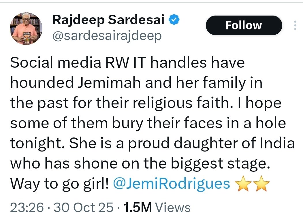 JMehta65's tweet image. Yesterday, this Dalal couple took us on guilt trip invoking Jemima Rodrigues batting performance against the Aussies..
They emphasised on her Christian religion..This act was done by them so, that treacherous act of another Christian Sonia Gandhi, who made a traitor Mohd.…
