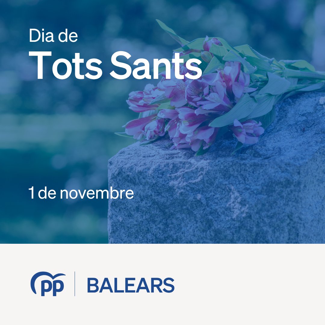 Les flors s’esvaeixen, però el record sempre perdura.  Avui, Dia de ✨ Tots Sants, recordam amb estima a aquells que ja no hi són, però que viuen en la nostra memòria.
