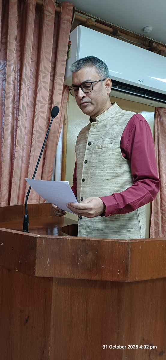 nnmnalanda's tweet image. The Vigilance Awareness Week commenced at NNM under the guidance of Hon’ble VC Prof. S. Singh on 31 October 2025.
facebook.com/share/p/17NBUT…
@presidentofindia
@PMOIndia
@ministryofculturegoi
@gssjodhpur
#SpecialCampaign5
#VigilanceAwarenessWeek #IntegrityMatters #CorruptionFreeIndia