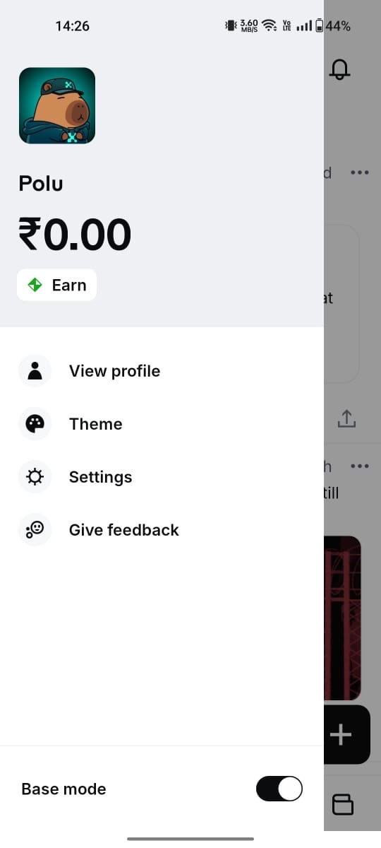 Finally  I joined base app 
Thank for the invite <a href="/base/">Base</a> <a href="/jessepollak/">jesse.base.eth</a> 
If you in base follow me on base 
Link - base.app/profile/whited…
