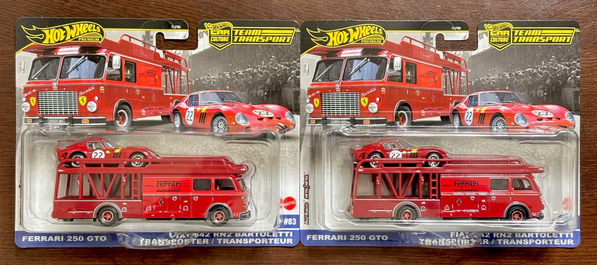 MagnetizingD's tweet image. フェラーリのトランポが無事着荷。確実に欲しかったので久々に箱買いした。トレノとライカンはフリマアプリへ安く流す。フェラーリの入手費用は定価よりも高くなっちゃうけど転売ヤーから買って彼らの養分になるよりは良いし、他の2種が欲しい人は安く買えるからWin-Winのはず。
#ホットウィール