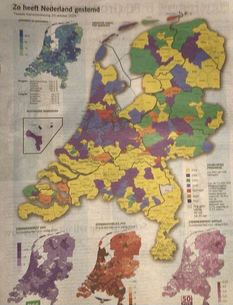 Gemeenten verschieten vaker van politieke kleur.
Net als het wisselen van kassa, gaat meestal niet beter.
Dagblad van het Noorden.  <a href="/dvhn_nl/">Dagblad van het Noorden</a>