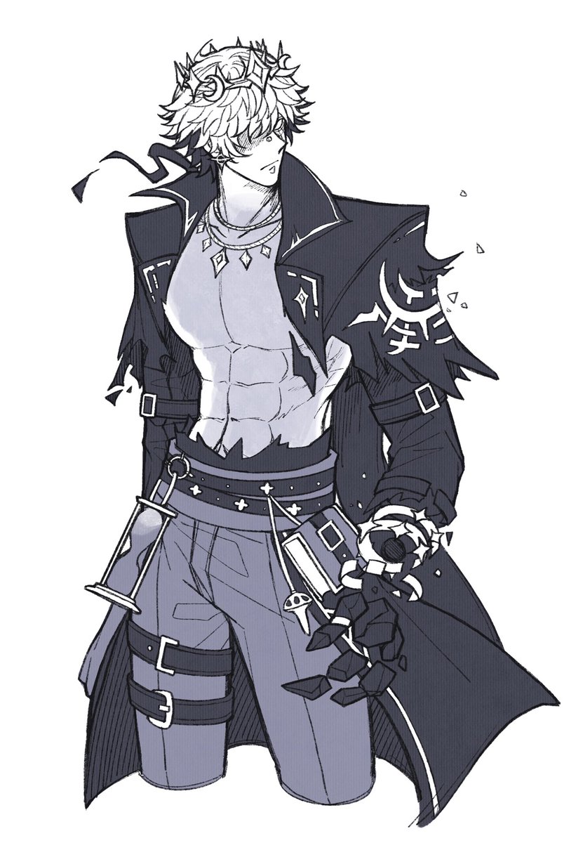 his pecs and abs…😭🤲