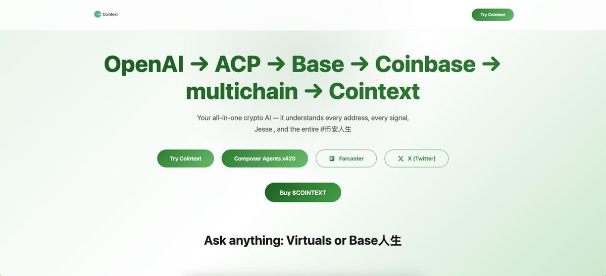 Cointextgpt's tweet image. Website is LIVE. Everything you need is here 

👉 cointext.fun