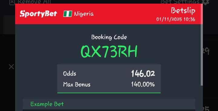 QX73RH • 140 ⚽🌠👍

Walk with me 🌠

<a href="/LordErion/">God Grace only 🤍🤍🤍</a> <a href="/Thebig_mazi/">Onlyone Mazi</a> <a href="/winwithjayjay/">JAY JAY 🍏🍀💥</a> <a href="/GrateSm11/">GREAT SM PUNTER🌟⚽️🏏🏀</a> <a href="/Megzy_Tips/">MEGZY</a> <a href="/Tobii_punts/">TOᗷII</a>