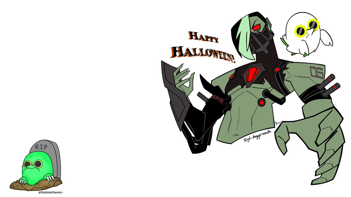 Sashikiru's tweet photo. #Foamstars #FoamstarsFanatics 
Happy (late) Halloween! Thank you to everyone in the community who contributed to the Foamstars Community Halloween art collab. https://t.co/4xlL9qDrZx