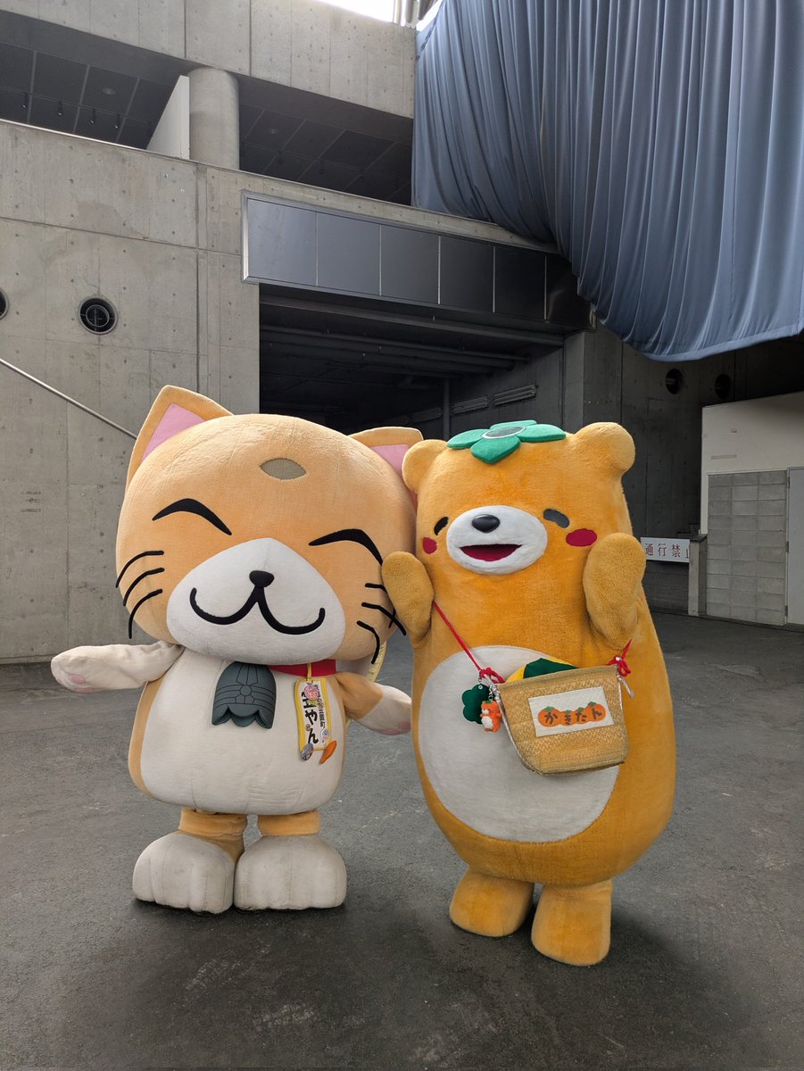 鶴見緑地フェスタ2025 1日目終了しましたニャン 今日参加のキャラの