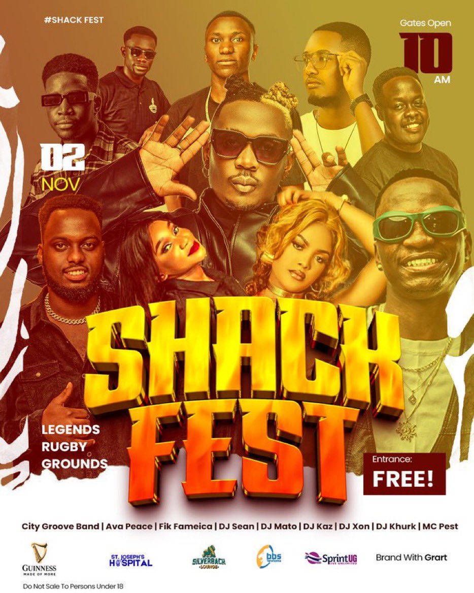 The #SHACKLeague Match Day 2 is HERE. 
—you ought not to miss because “it’s gonna be a BIG event” 
The stage is set, the teams are ready &amp; the entertainment lineup is lit.

See you at the SHACK FEST tomorrow 🕺🔥