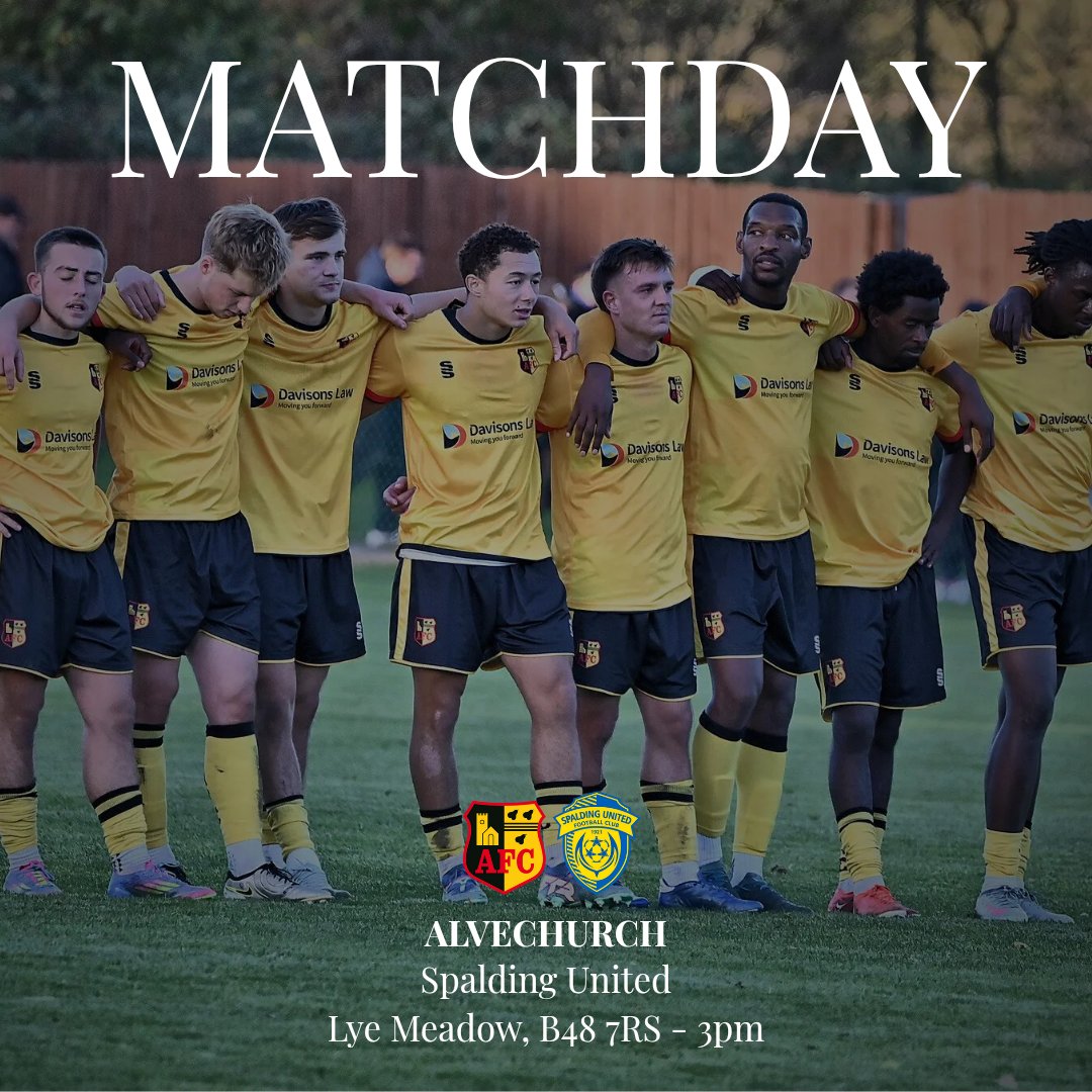 Matchday at Lye Meadow ⚽

🎟️ Tickets for today's game are still available online: alvechurchfc.ktckts.com/event/011125/a…