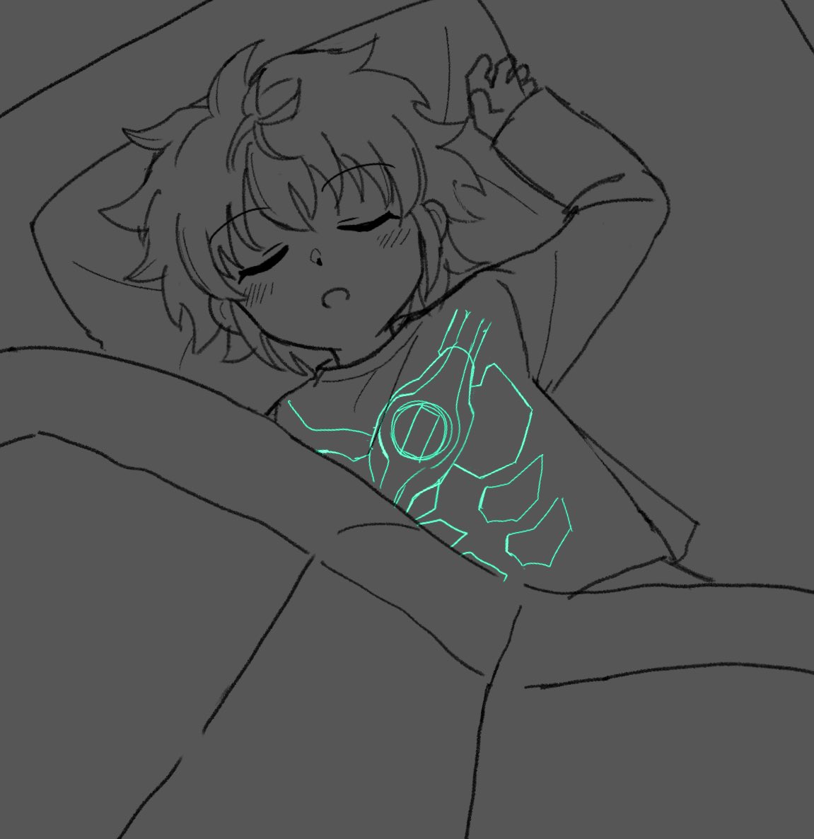 幼少期キルア、光るパジャマ着てそう