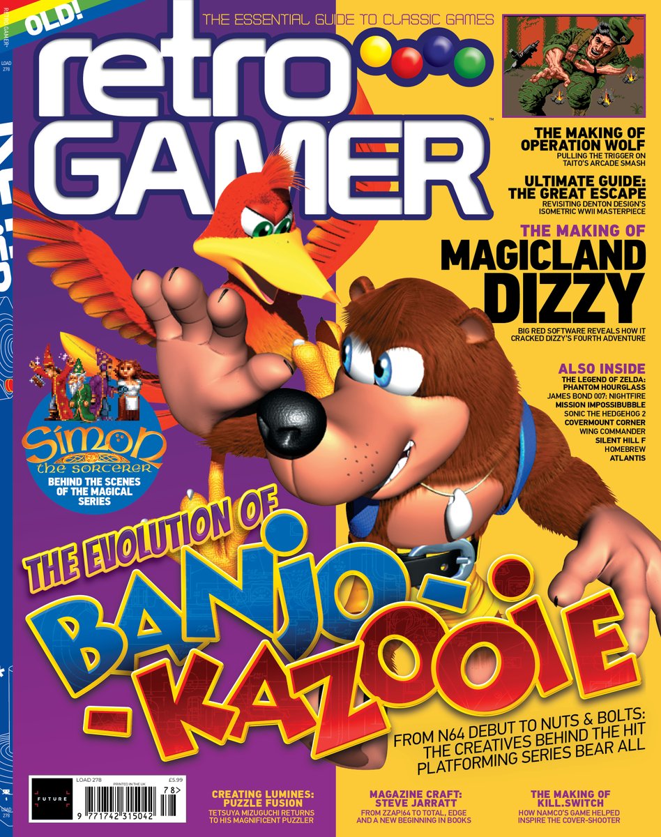 RetroGamer_Mag's tweet image. The latest issue features the Banjo-Kazooie series on the cover and is on sale now. Grab it in stores or directly from us
magazinesdirect.com/uk/single-issu…