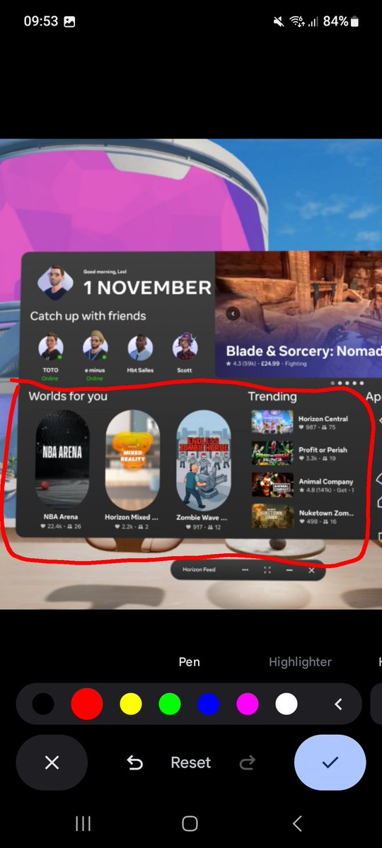 How about showing me something I'd actually like to see on my horizon feed <a href="/MetaQuestVR/">Meta Quest</a> instead of this Horizon shovelware shit!