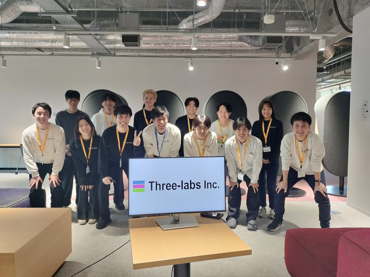 Autumn_maple35's tweet photo. 名古屋工業大学発スタートアップThree-labsさん、若いメンバーで活気がありガツガツしていて見ていて刺激受けます...！ https://t.co/uwSI2t2ZJr