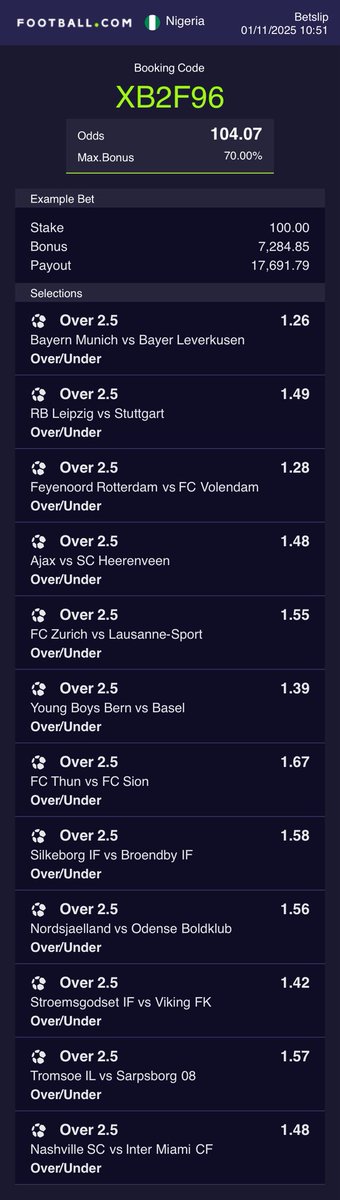 Sweet 100 odds
<a href="/jaredadcrypto/">god ⚡</a> 
<a href="/Mrbankstips/">MrBanks💰</a>
