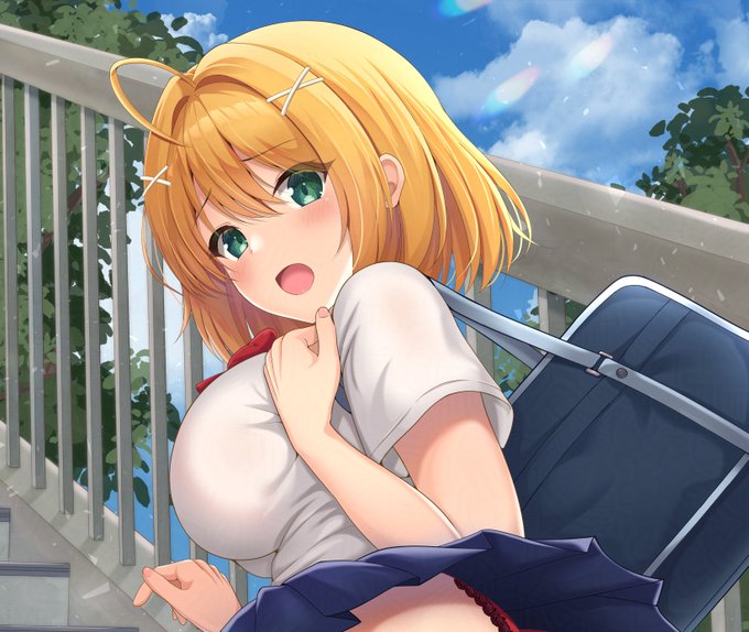 【新規イラスト】
「はやくはやく～!遅刻しちゃうよ…あれ…?どうしたの…?」
オリキャラの丹生川マイちゃんです!
階段下からの全景はpixivかぶるーすかいで🦋
プロフ欄から飛べます、よろしくお願いします🙇 